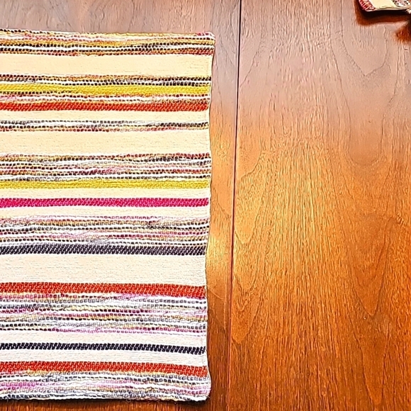 Boho loomed colorful placemats - Picture 5 of 6
